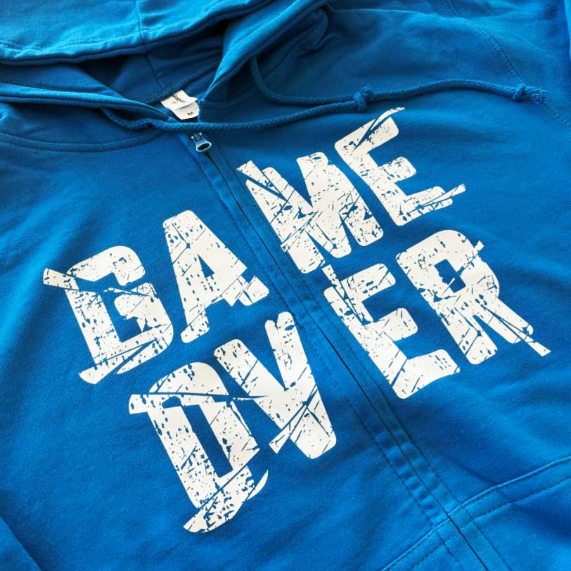 bluza męska rozpinana z kapturem z własnym nadrukiem