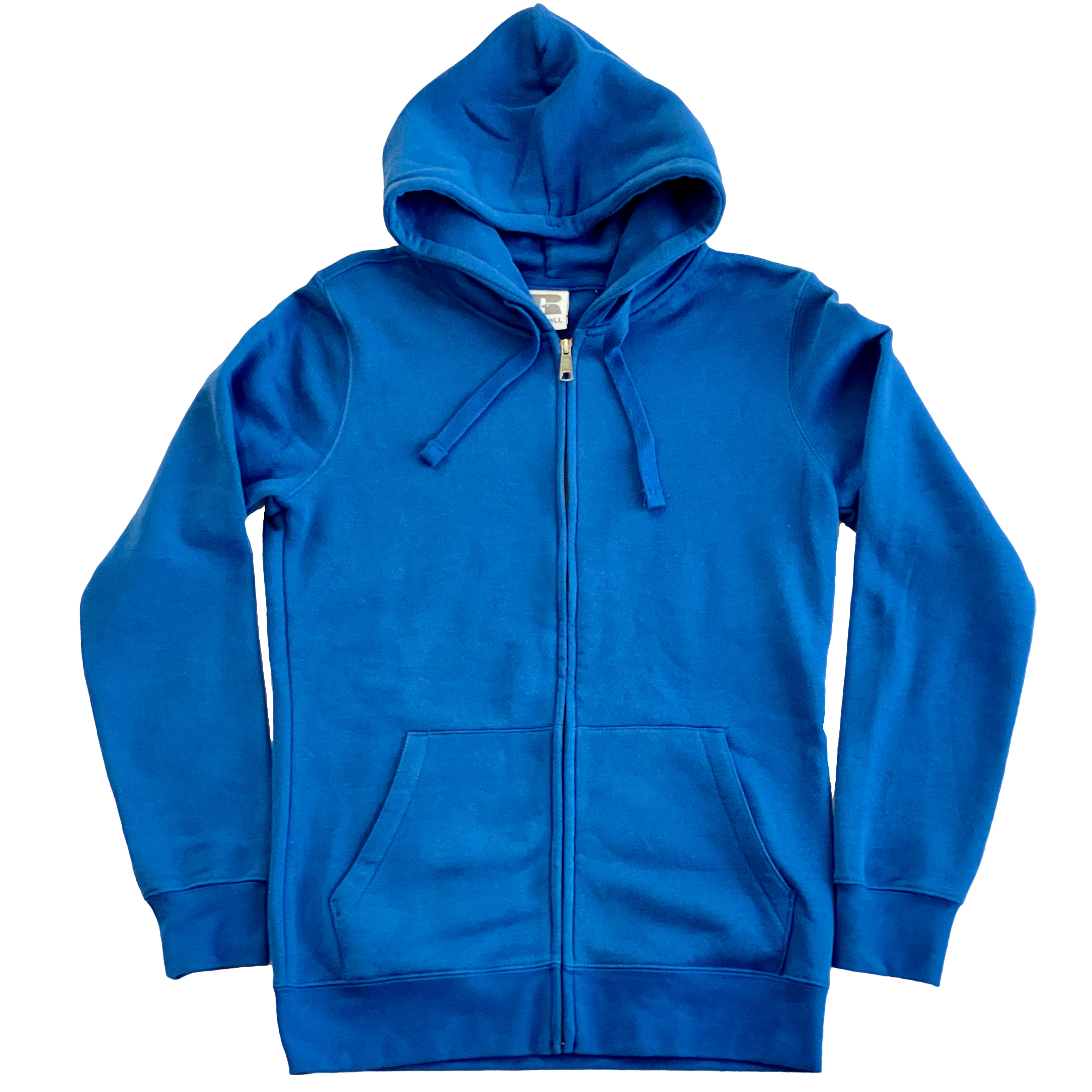 bluza damska z kapturem niebieska royal