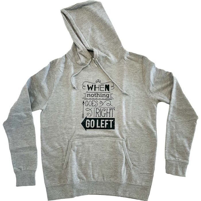 bluza szary melanż damska kaptur M