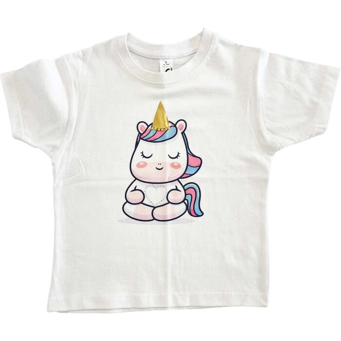 koszula dziecięca biała jednorożec 2 lata