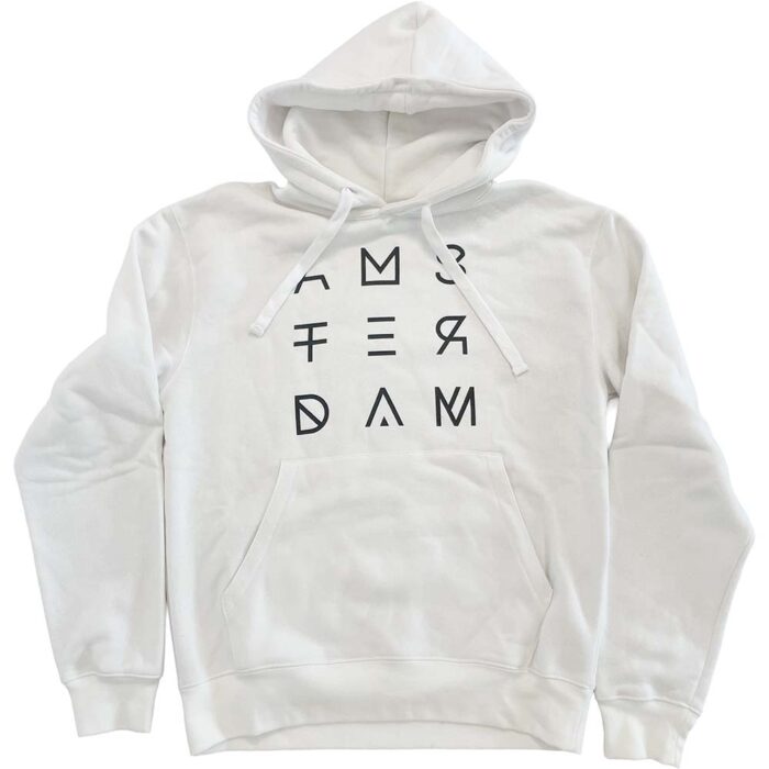 Bluza męska z kapturem biała Amsterdam S