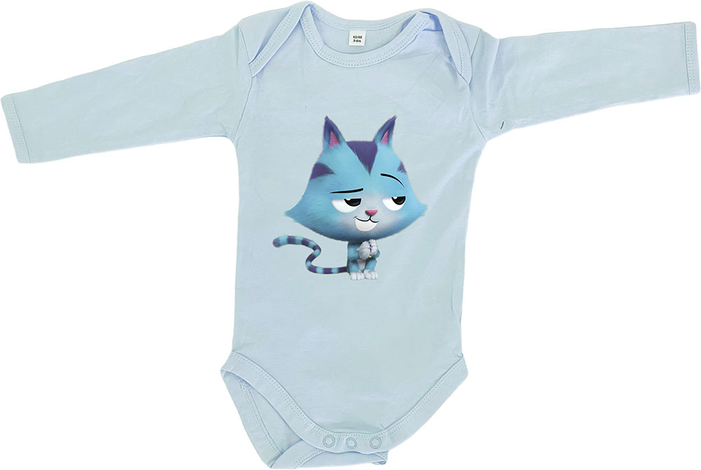 body dziecięce z długim rękawem z własnym nadrukiem