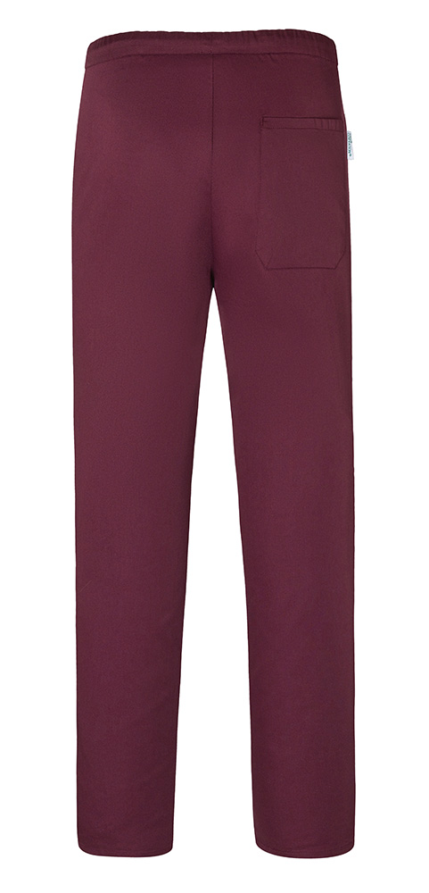 spodnie uniseks, widok z tyłu