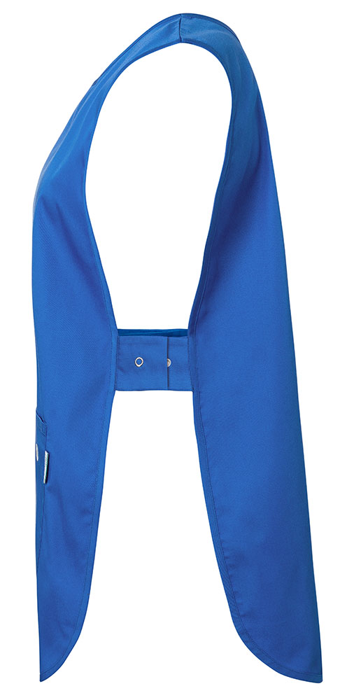 tunika damska bez rękawów, widok z boku