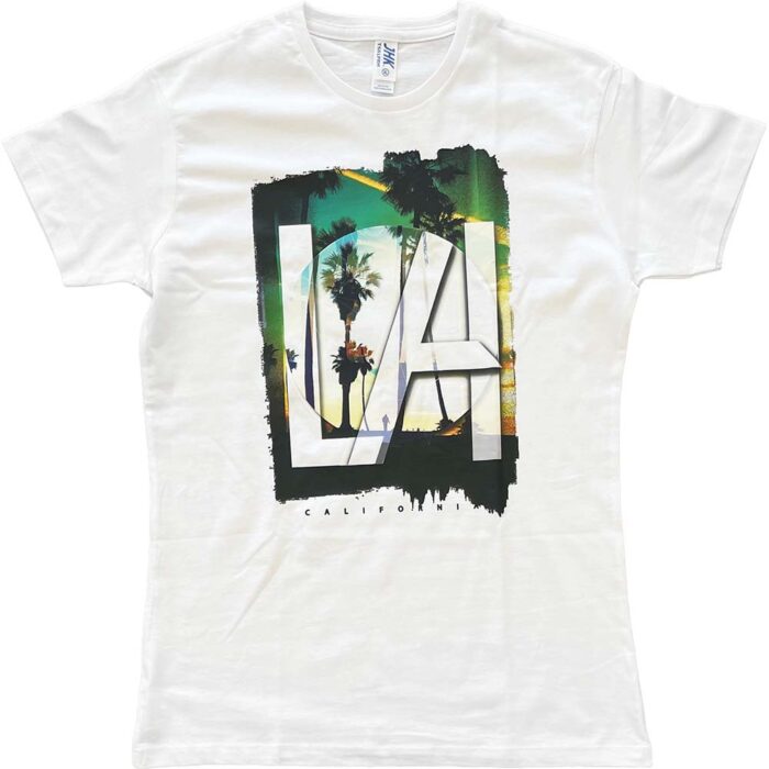 Koszulka damska biała LA XL