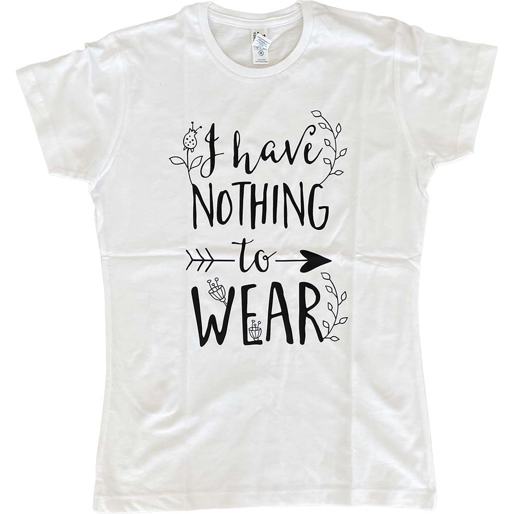 Koszulka damska biała I hale nothing to wear M