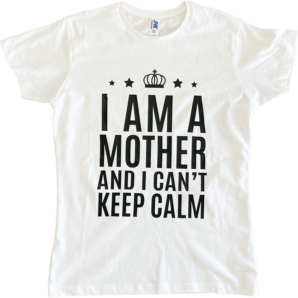 Koszulka damska biała I am a mother L