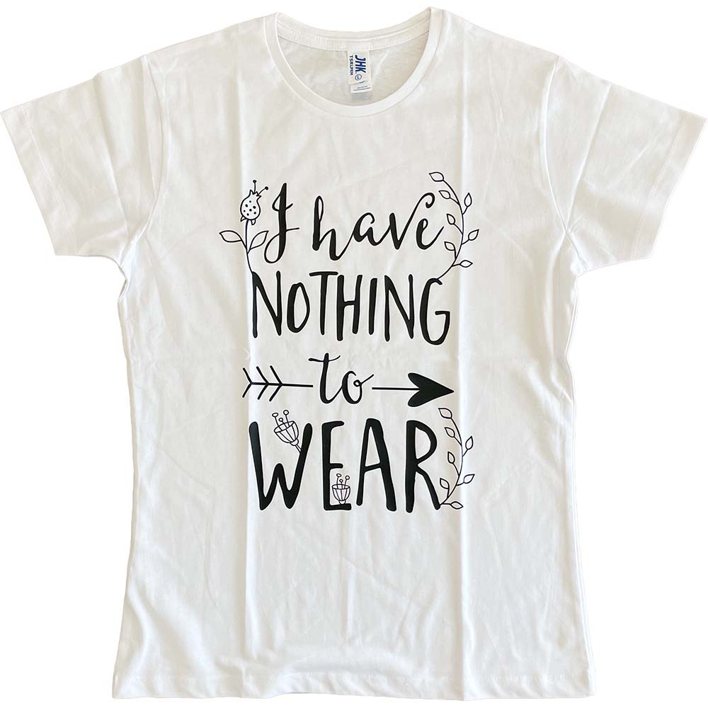 Koszulka damska biała I hale nothing to wear L