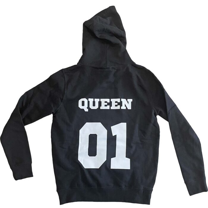 Bluza damska z kapturem Queen 01 czarna M