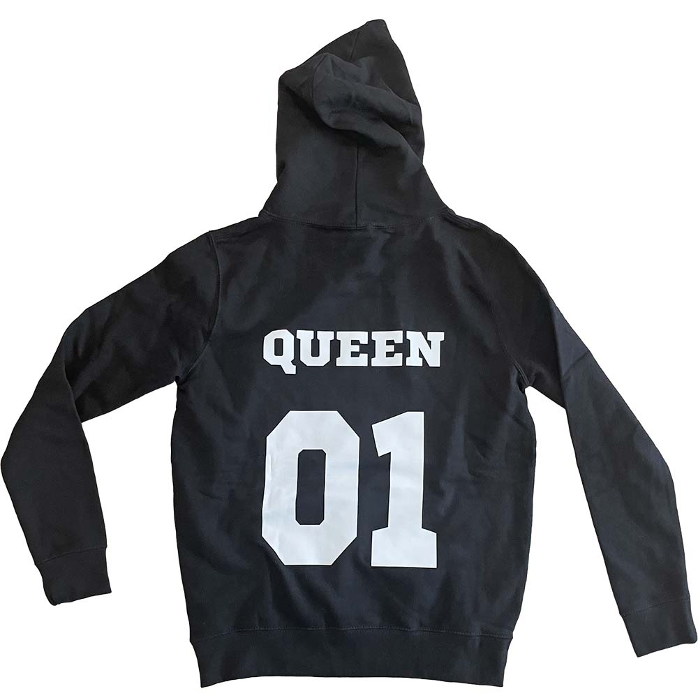 Bluza damska z kapturem Queen 01 czarna M