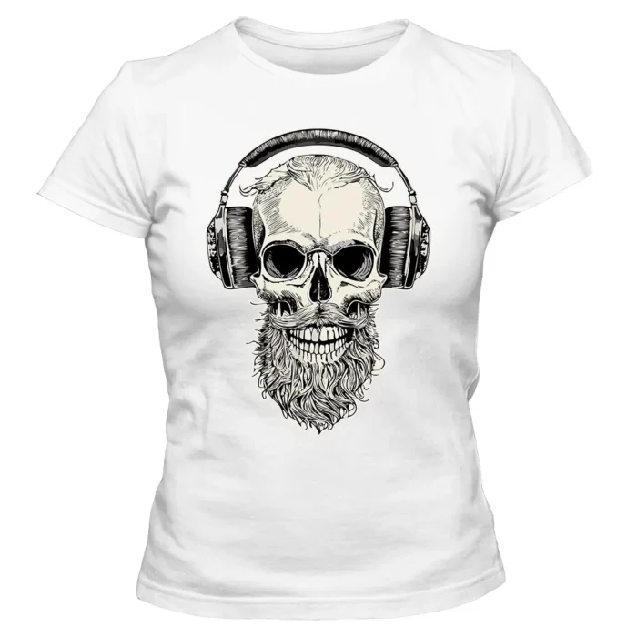 Koszulka damska BEARDED SKULL 01