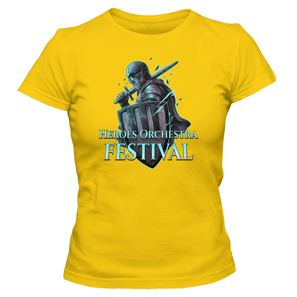 Koszulka damska HEROES ORCHESTRA FESTIVAL AZURE