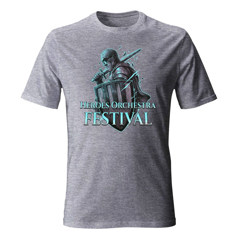 Koszulka męska HEROES ORCHESTRA FESTIVAL AZURE