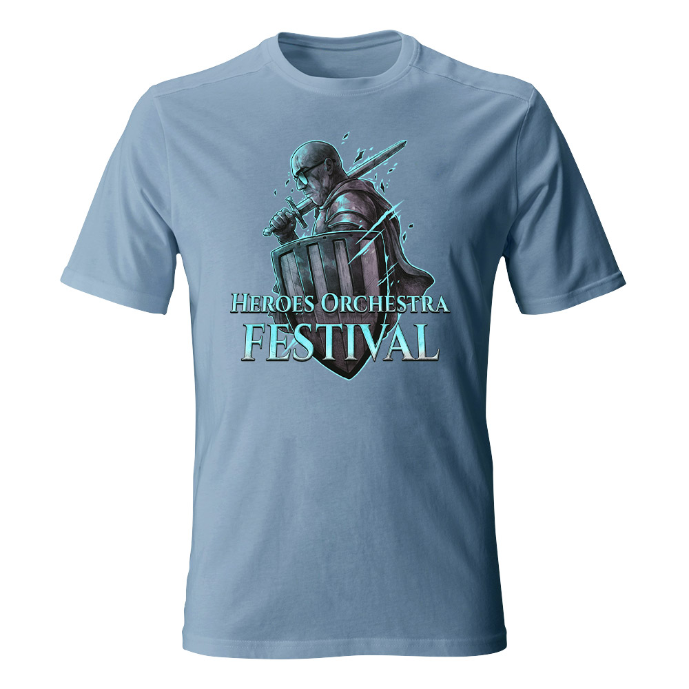 Koszulka męska HEROES ORCHESTRA FESTIVAL AZURE
