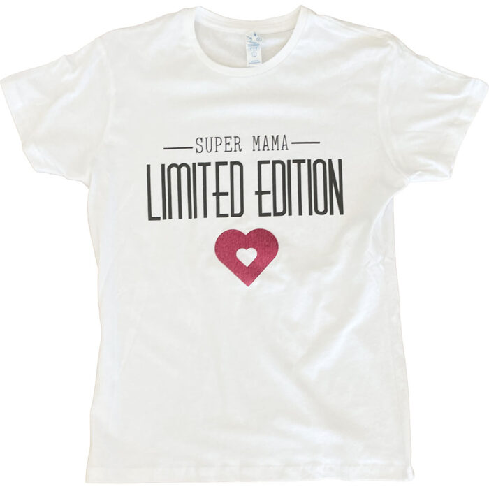Koszulka damska Super Mama Limited edition biała L