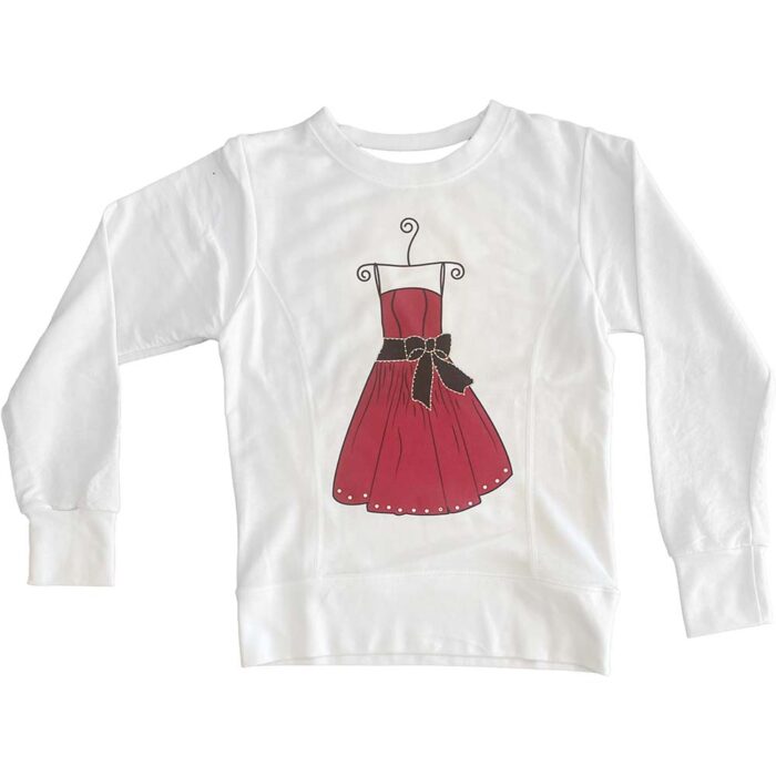 Bluza damska Retro sukienka biała S