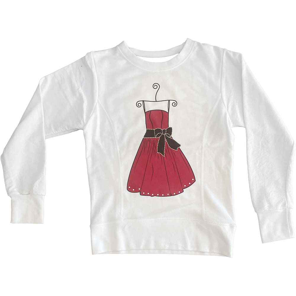 Bluza damska Retro sukienka biała S