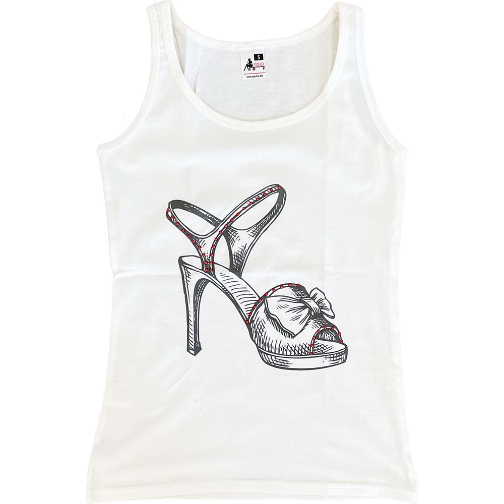 Top damski Letni sandał biały S