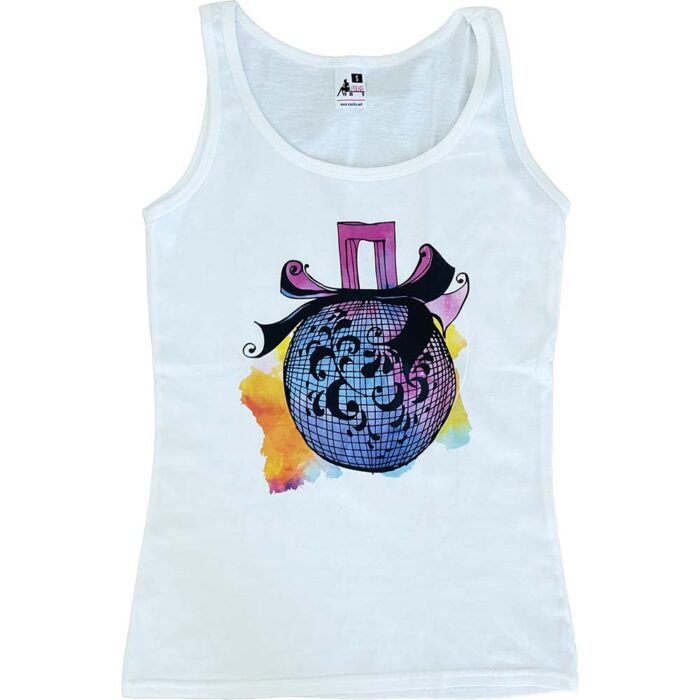 Top damski biały Flakon perfum S