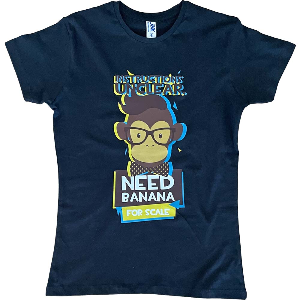 Koszulka damska czarna Need banana M