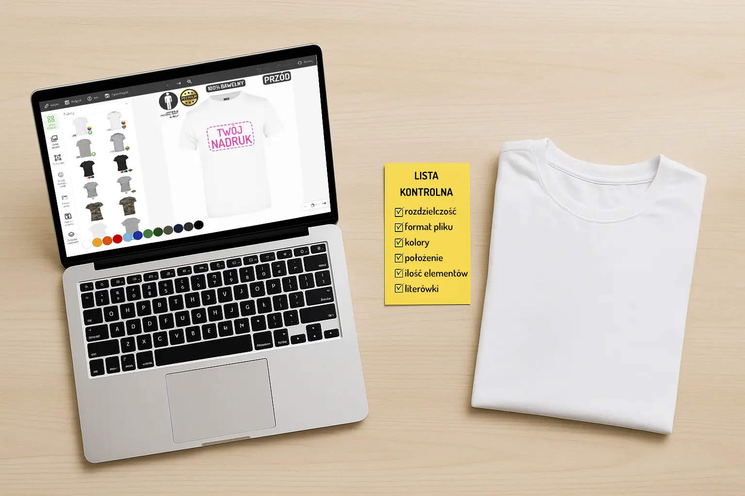 kreator nadruków, 10 najczęściej popełnianych błędów przy projektowaniu koszulek z własnym nadrukiem