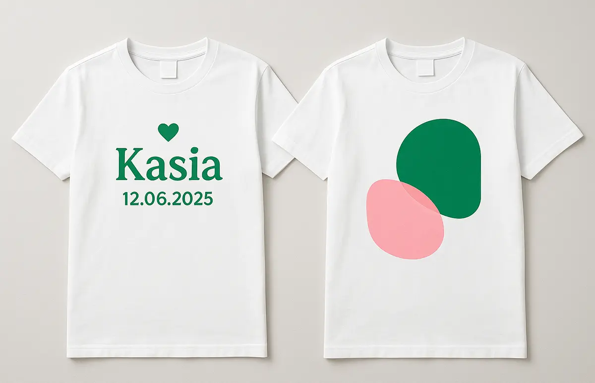 Decyzja między spersonalizowaną koszulką a gotowym T-shirtem