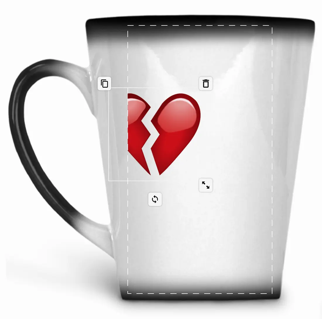 Pole zadruku na kubku – marginesy bezpieczeństwa i strefa przy uchu bez nadruku