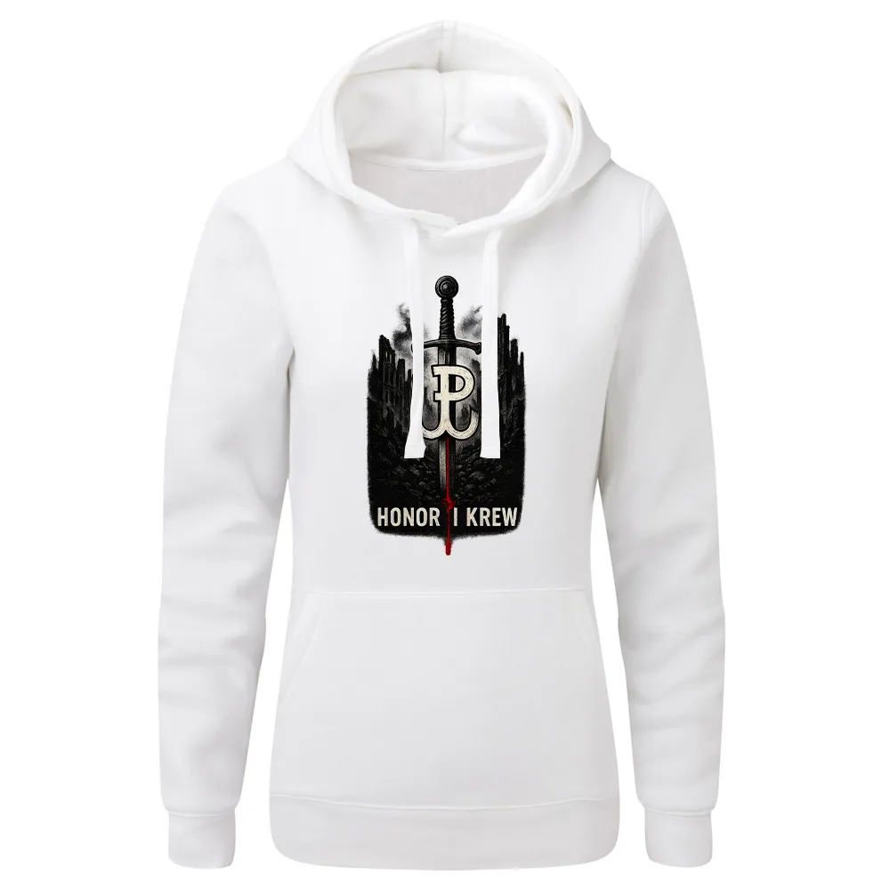 Bluza damska z kapturem Honor i krew