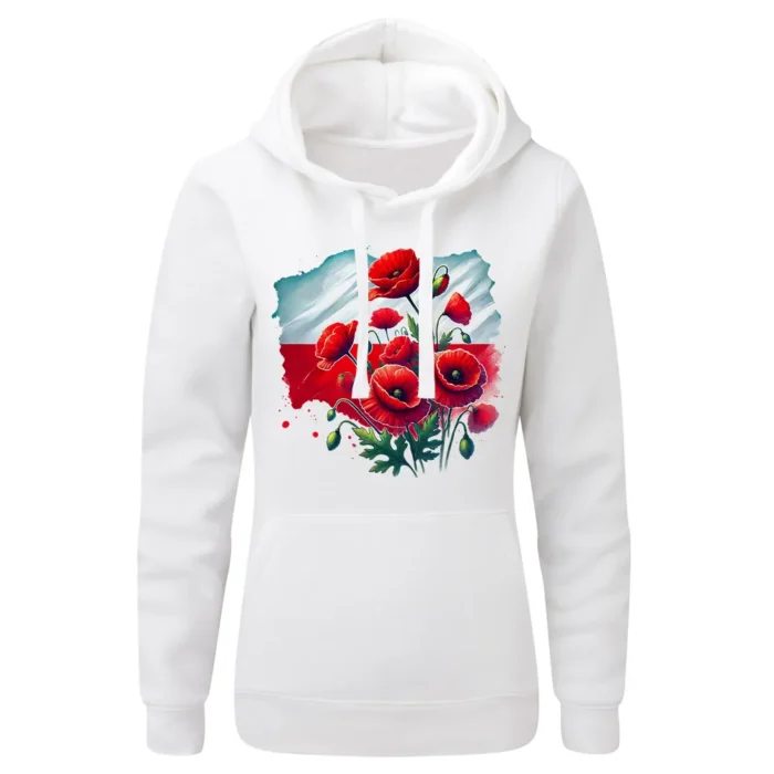 Bluza damska z kapturem POLSKIE MAKI