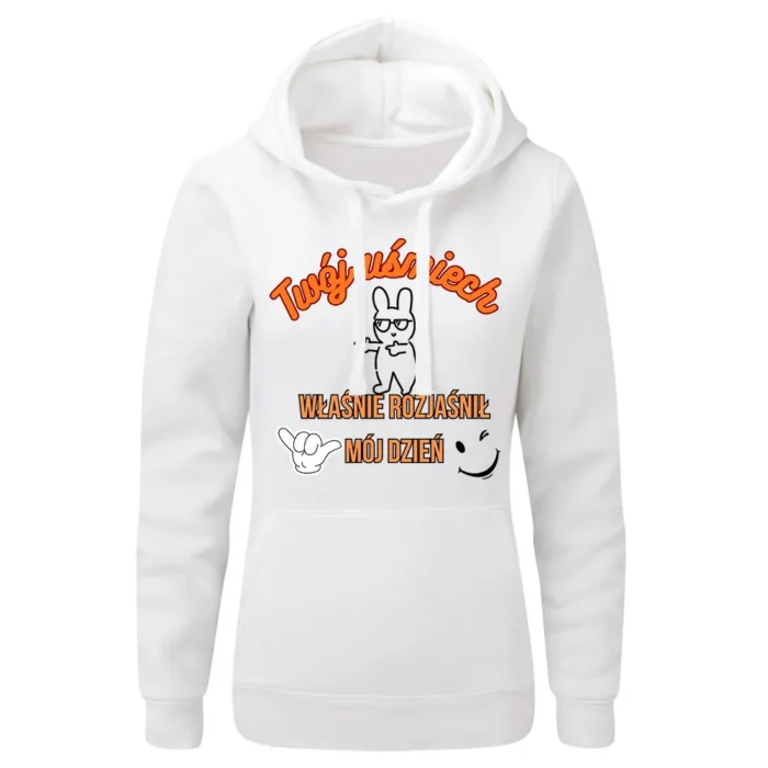 Bluza damska z kapturem TWÓJ UŚMIECH
