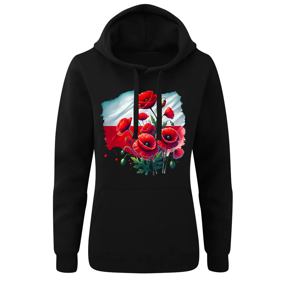 Bluza damska z kapturem POLSKIE MAKI