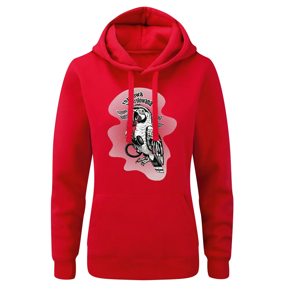 Bluza damska z kapturem ROZMOWA KONTROLOWANA