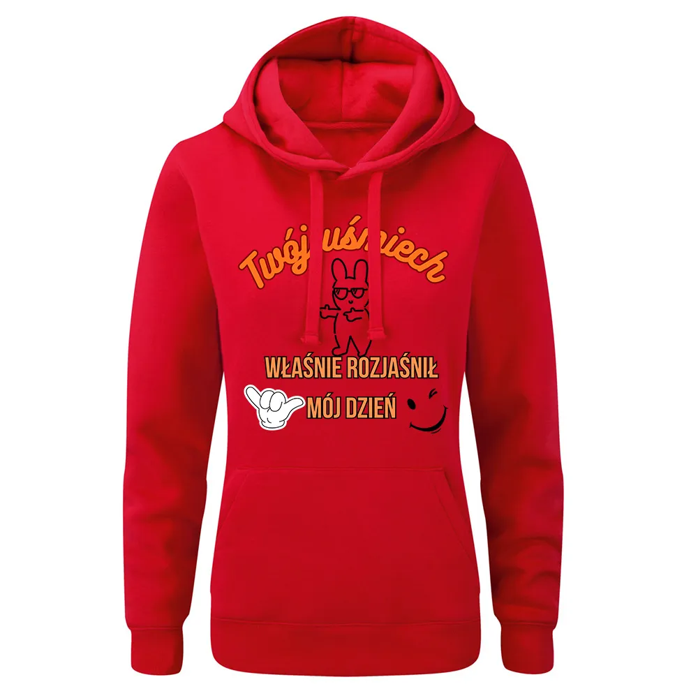Bluza damska z kapturem TWÓJ UŚMIECH