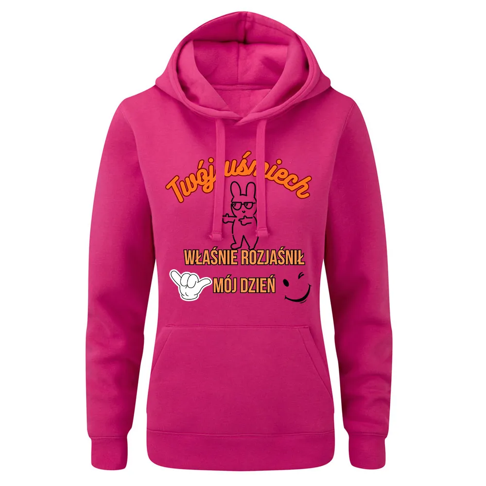 Bluza damska z kapturem TWÓJ UŚMIECH