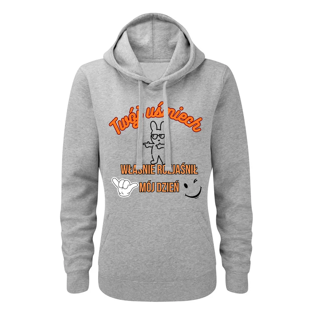 Bluza damska z kapturem TWÓJ UŚMIECH