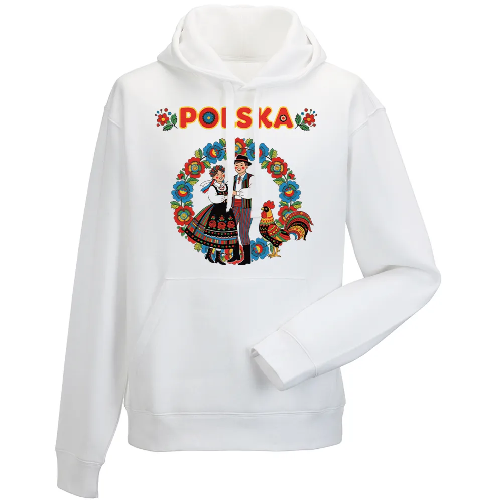 Bluza męska z kapturem FOLK POLSKA
