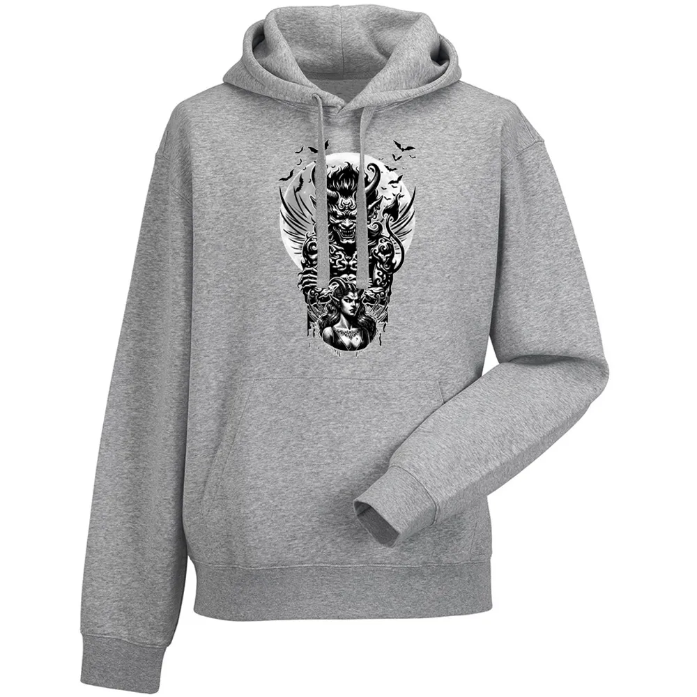 Bluza męska z kapturem DEMON I JEGO OBLUBIENICA