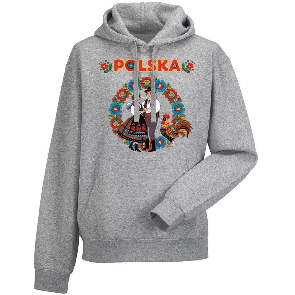 Bluza męska z kapturem FOLK POLSKA