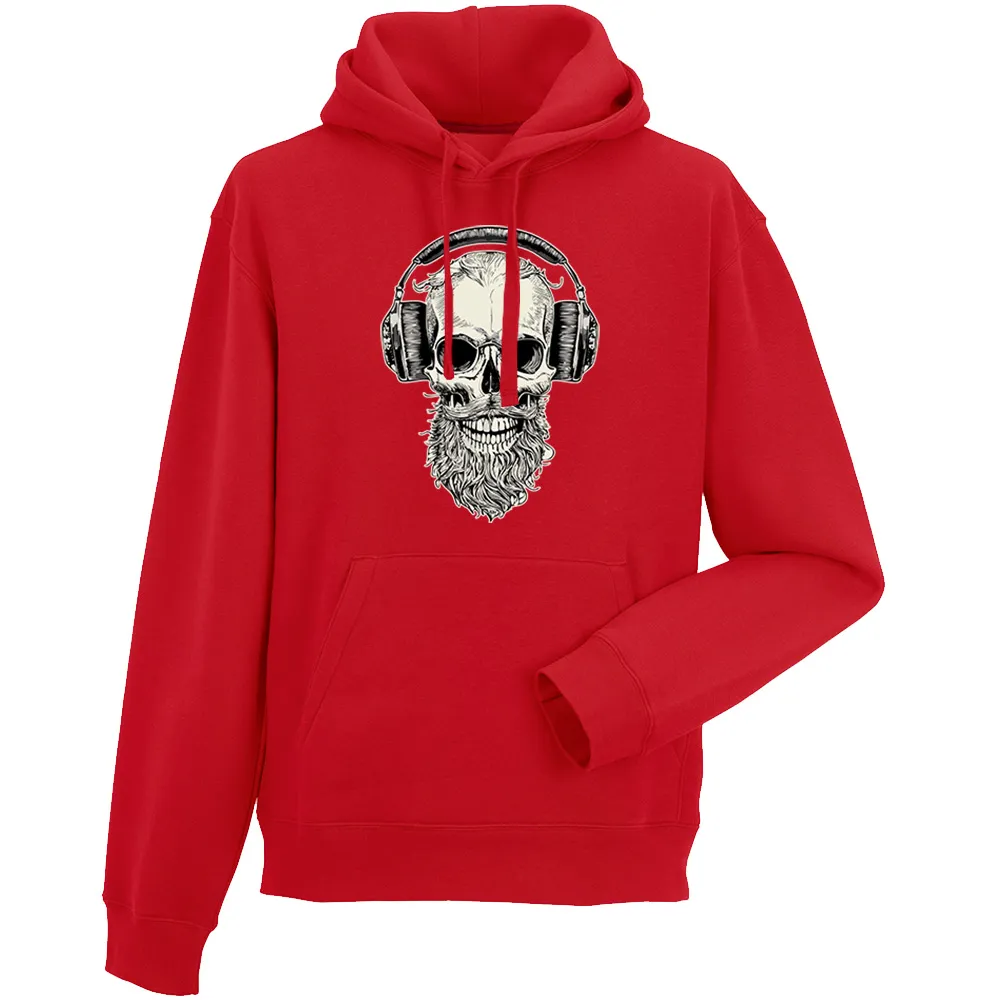 Bluza męska z kapturem BEARDED SKULL 01