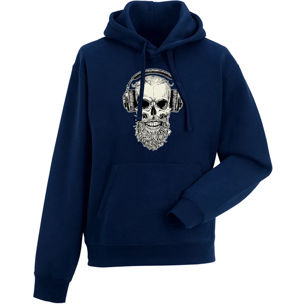 Bluza męska z kapturem BEARDED SKULL 01