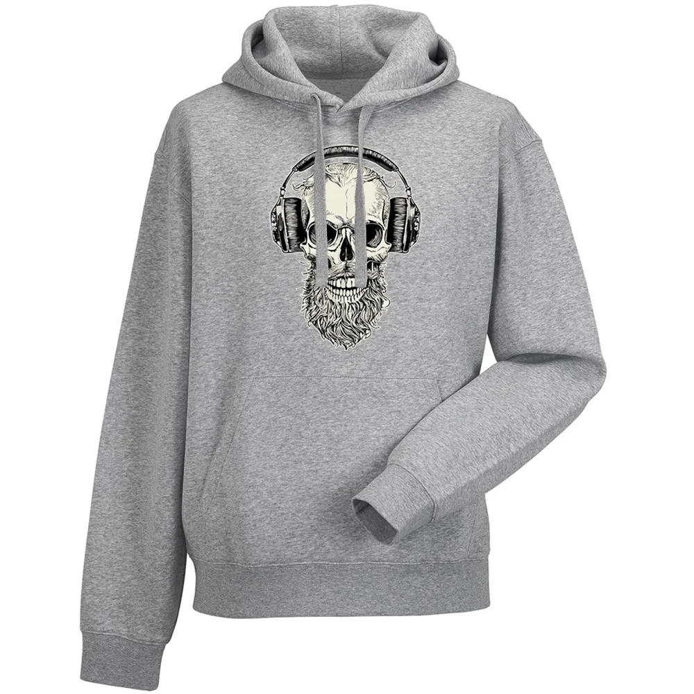 Bluza męska z kapturem BEARDED SKULL 01