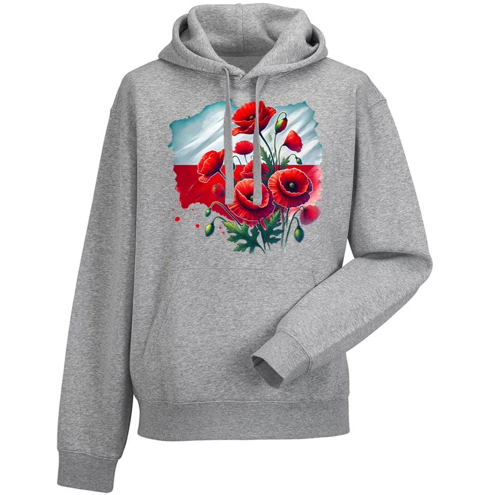 Bluza męska z kapturem POLSKIE MAKI