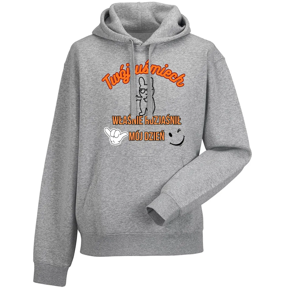 Bluza męska z kapturem TWÓJ UŚMIECH