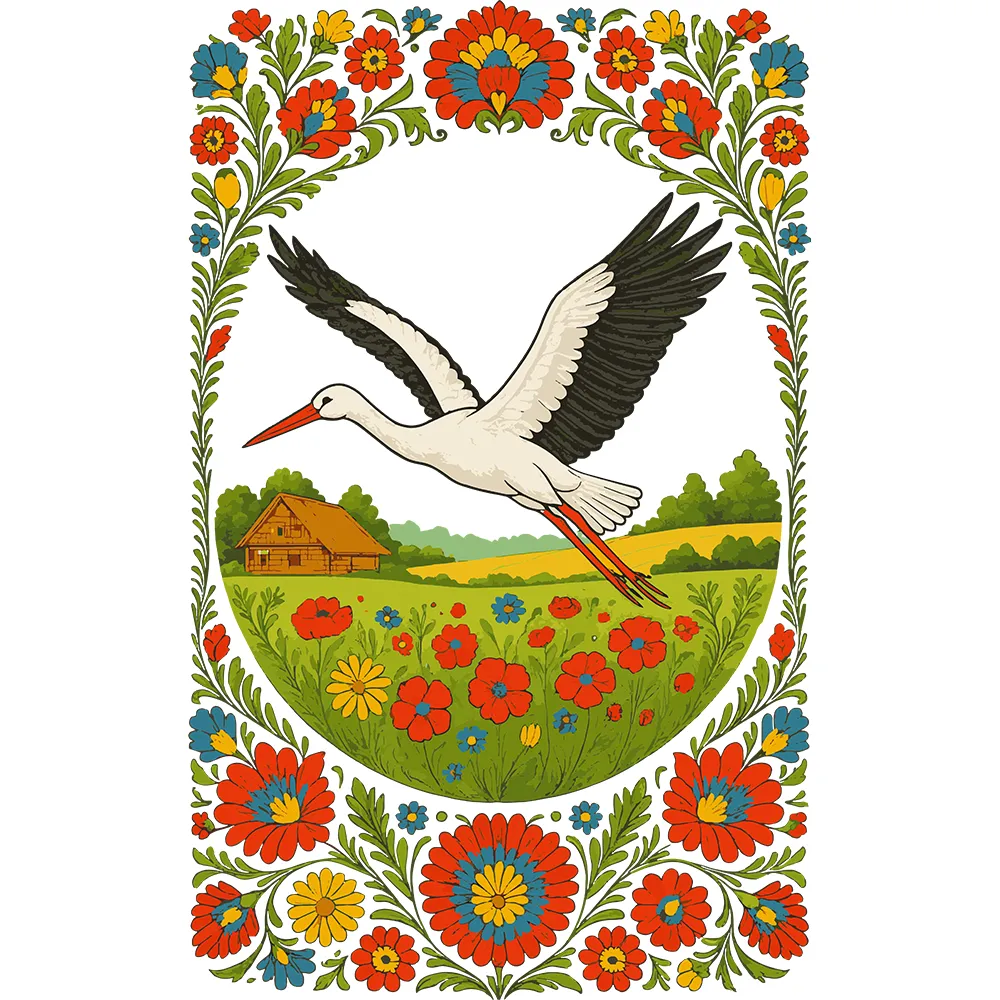 Koszulka męska BOCIAN