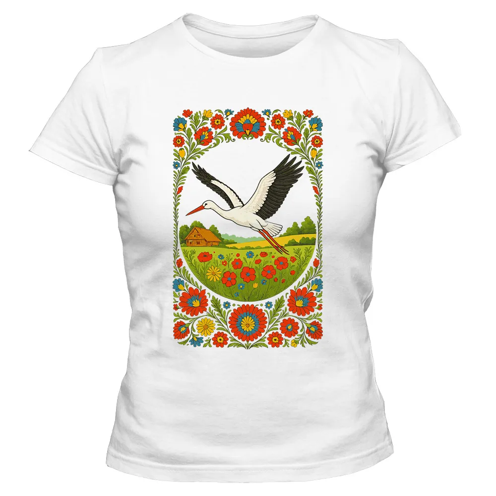Koszulka damska Bocian