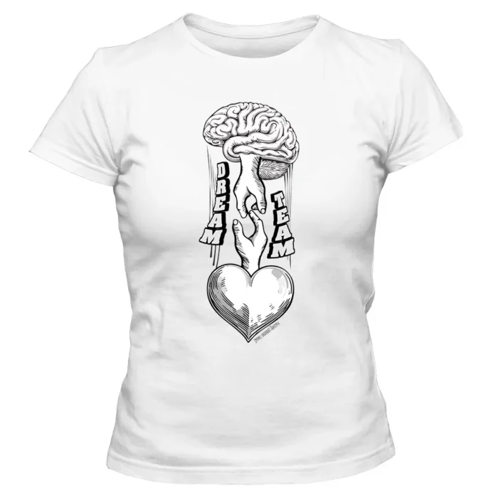 Koszulka damska BRAIN HEART DREAM TEAM