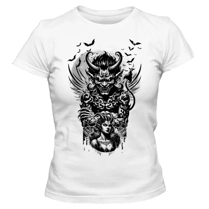 Koszulka damska Demon i jego oblubienica