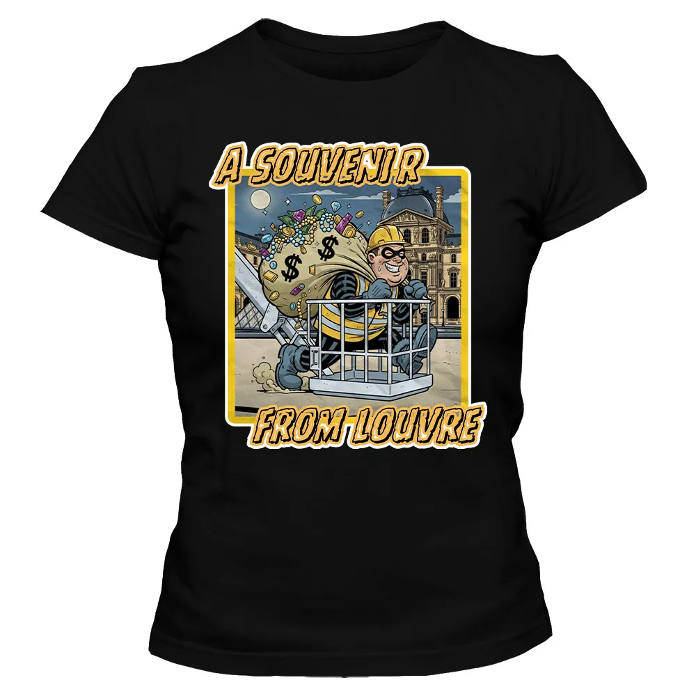 Koszulka damska PAMIĄTKA Z LUWRU