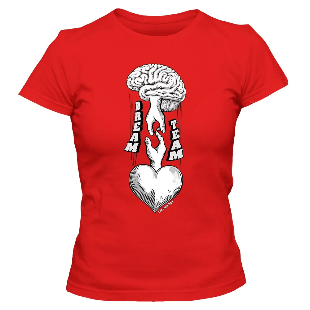 Koszulka damska BRAIN HEART DREAM TEAM