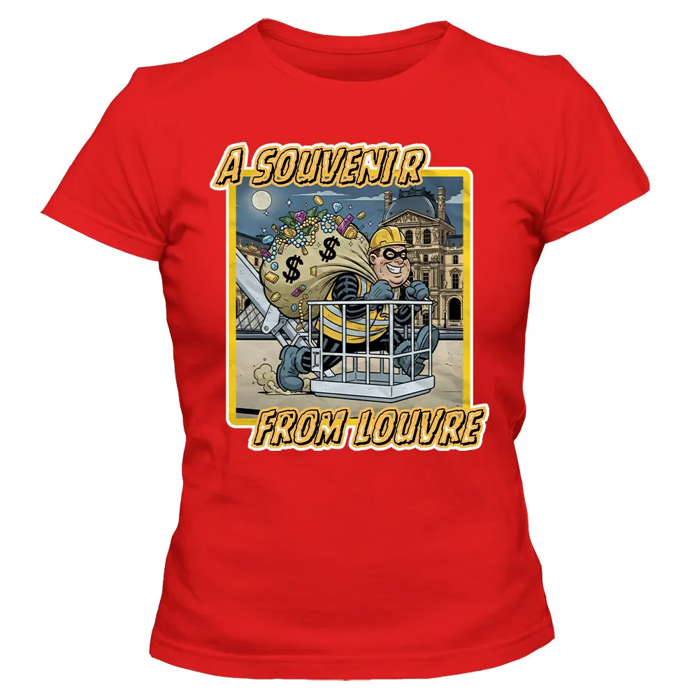Koszulka damska PAMIĄTKA Z LUWRU
